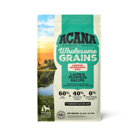 Acana Singles Lamb & Pumpkin Recipe with Wholesome Grains Dry Dog Food