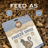 Smart Cookie Barkery Freeze Dried Beef Liver Cat Treats, 1oz
