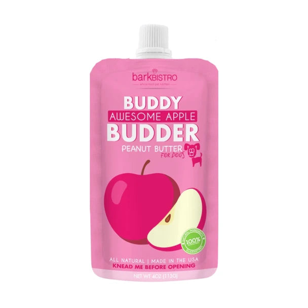 Bark Bistro Buddy Butter Peanut Butter Treat for Dogs, Awesome Apple