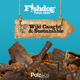 Palz&Co Fishdog Tuna Skin Dog Treats, 2.5oz