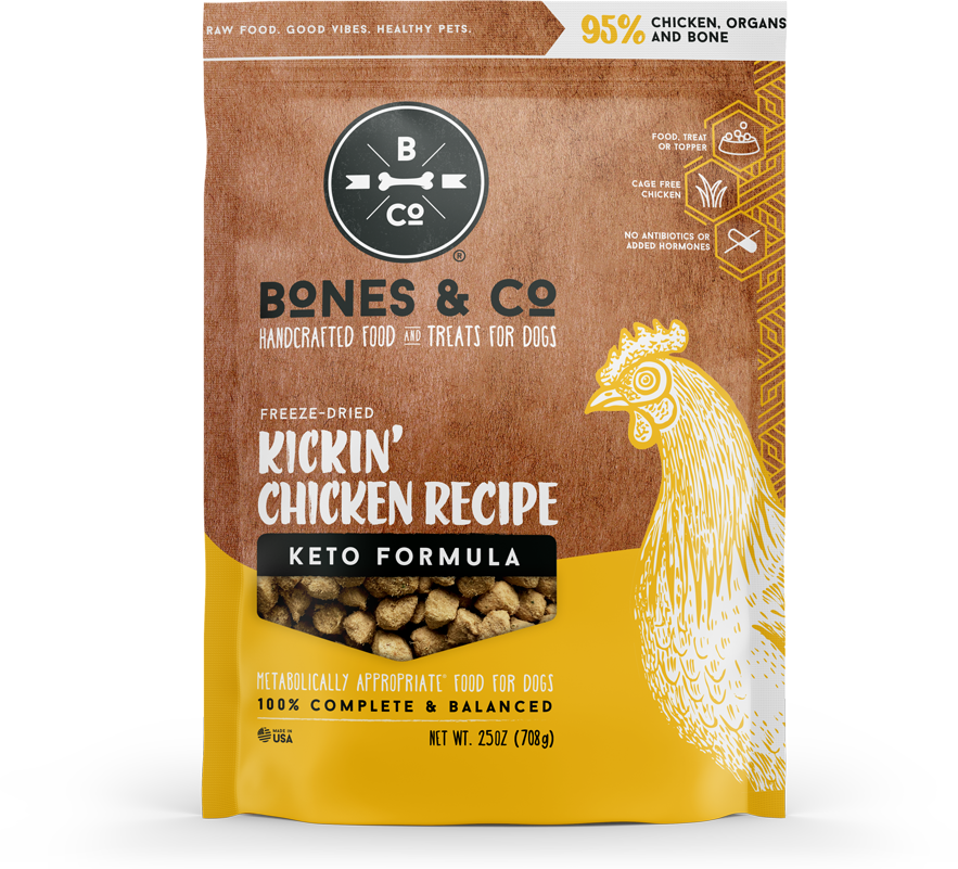 Bones & Co Kickin' Chicken Recipe Freeze Dried Dog Food
