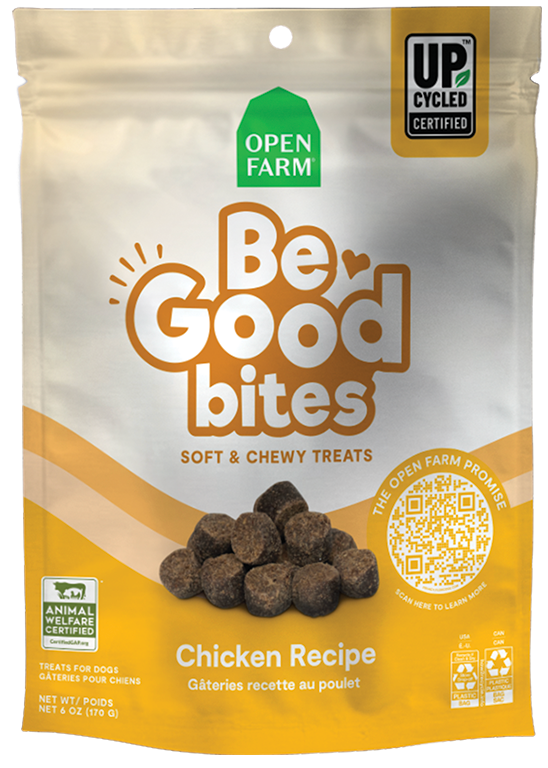 Open Farm Be Good Bites Chicken Recipe Soft & Chewy Dog Treats, 6oz