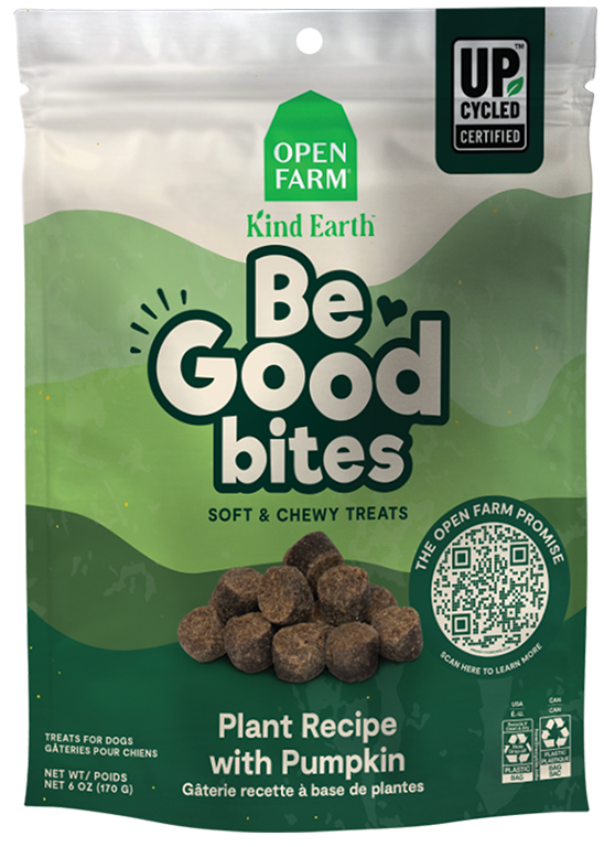 Open Farm Be Good Bites Plant Recipe w/Pumpkin Soft & Chewy Dog Treats, 6oz