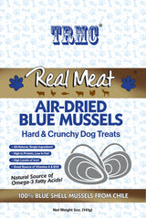 The Real Meat Company Air-Dried Blue Mussels Dog Treats, 3.6oz