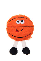 Growl Ball Starz Plush Dog Toy, Basketball