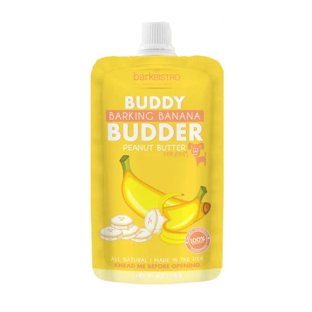 Bark Bistro Buddy Butter Peanut Butter Treat for Dogs, Barkin Banana