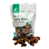 BarkNBig USA Odor Free Beef Bully Stick Bites Dog Treats, 1lb bag