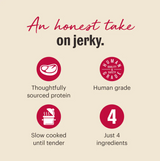 The Honest Kitchen Slow-Cooked Beef Jerky Chews Dog Treat, 5oz