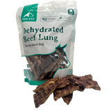 BarkNBig USA Natural Dehydrated Beef Lung Filets Dog Treats, 5 oz bag