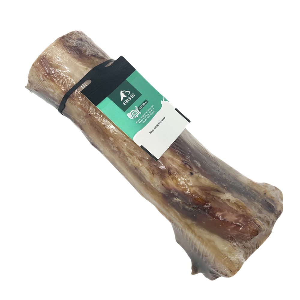 BarkNBig USA Beef Marrow Bone Dog Treat, 5-6in