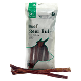 BarkNBig USA Odor Free Beef Steer Stick Dog Treat, 10-11"