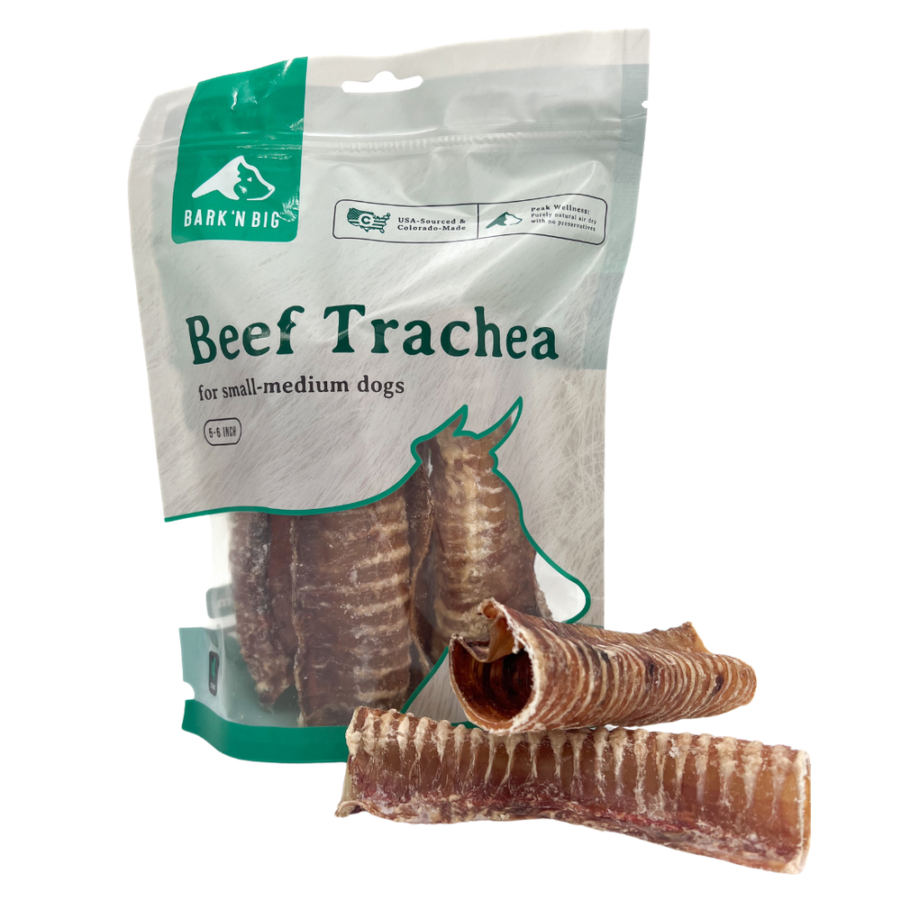 BarkNBig USA Beef Trachea Dog Treat, 5-6in