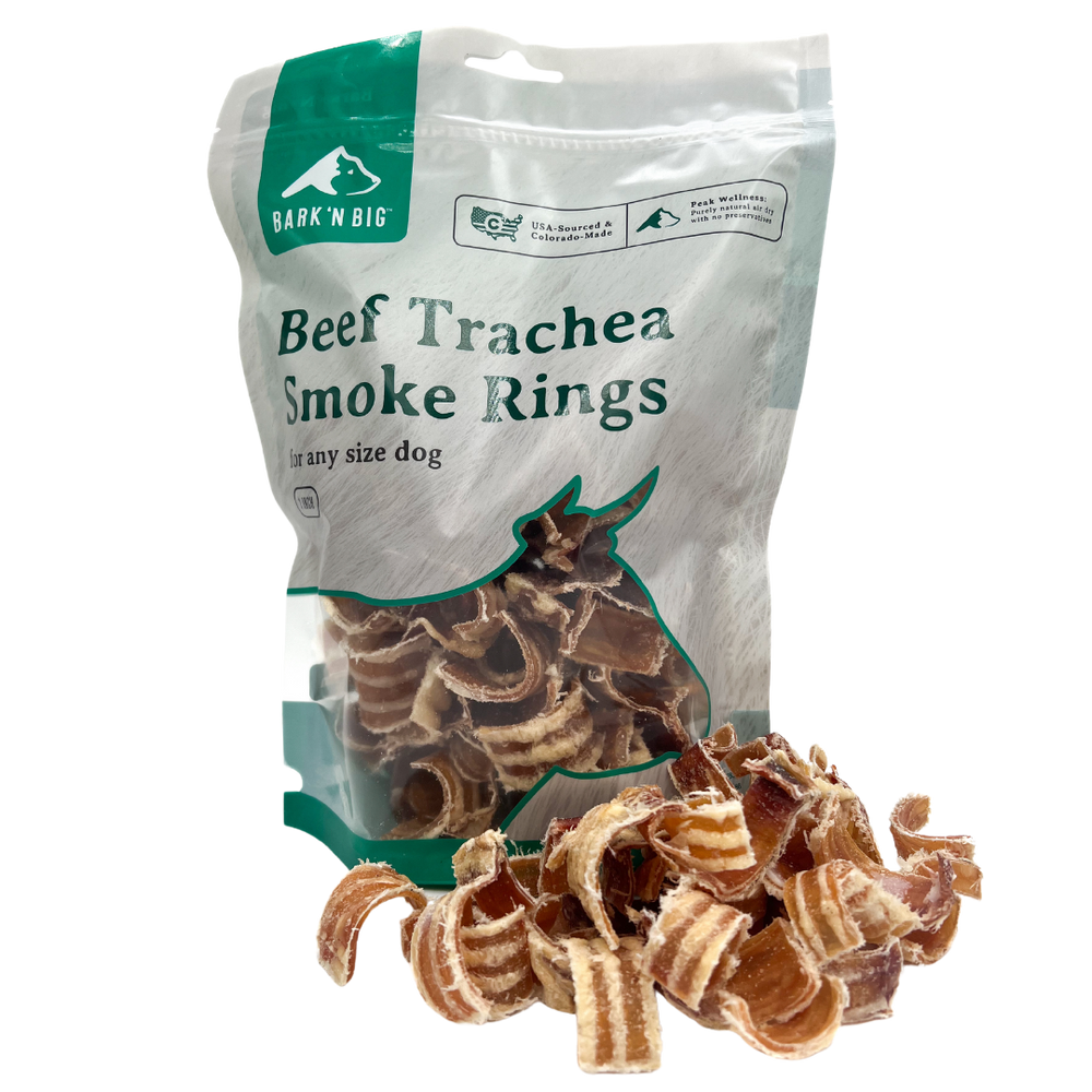 BarkNBig USA Beef Trachea Bites Dog Treats, 10oz