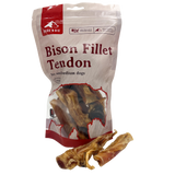 BarkNBig USA Bison Fillet Tendon Dog Treat, 4-6"