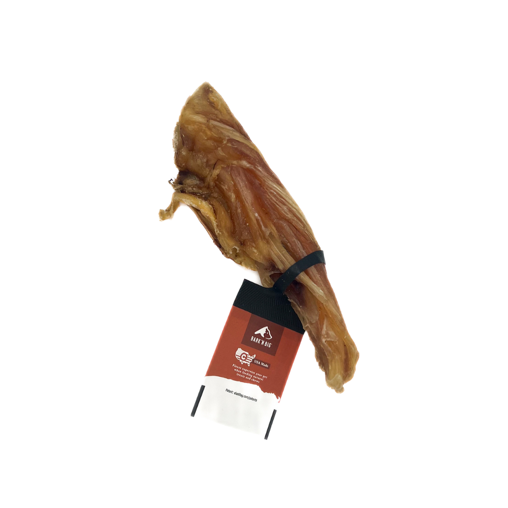 BarkNBig USA Bison Fillet Tendon Dog Treat, 4-6"