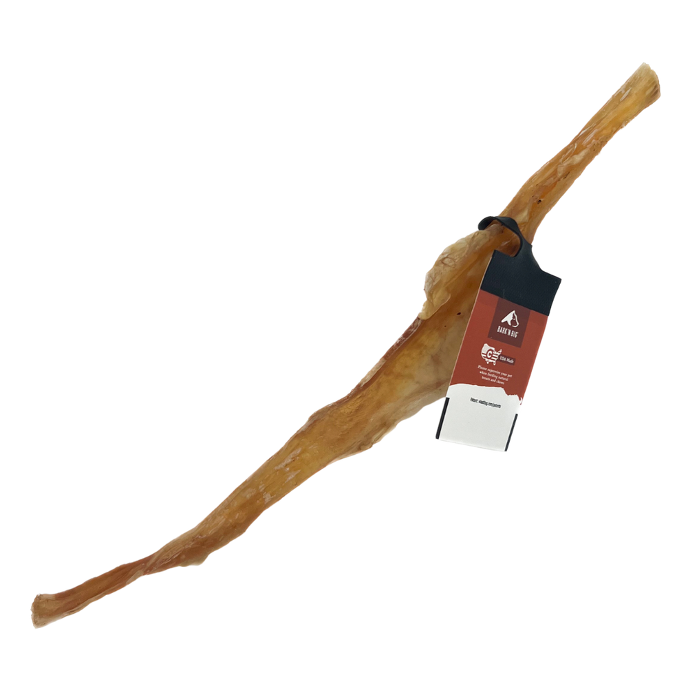 BarkNBig USA Large Bison Chew Strip Tendon Dog Treat, 8-12"