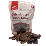 BarkNBig USA Dehydrated Bison Lung Puffs Dog Treats, 5oz bag