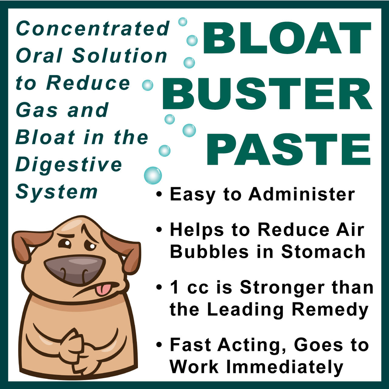 Nature's Farmacy Dogzymes Bloat Buster Supplement for Dogs, 15cc Paste