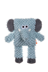 Growl Block Heads Plush Dog Toy, Elephant