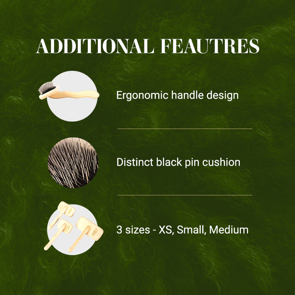 Chris Christensen Karben Slicker Brush For Dogs, Medium