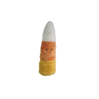 Zippy Paws Halloween 2026 Jigglerz Plush Dog Toy, Candy Corn