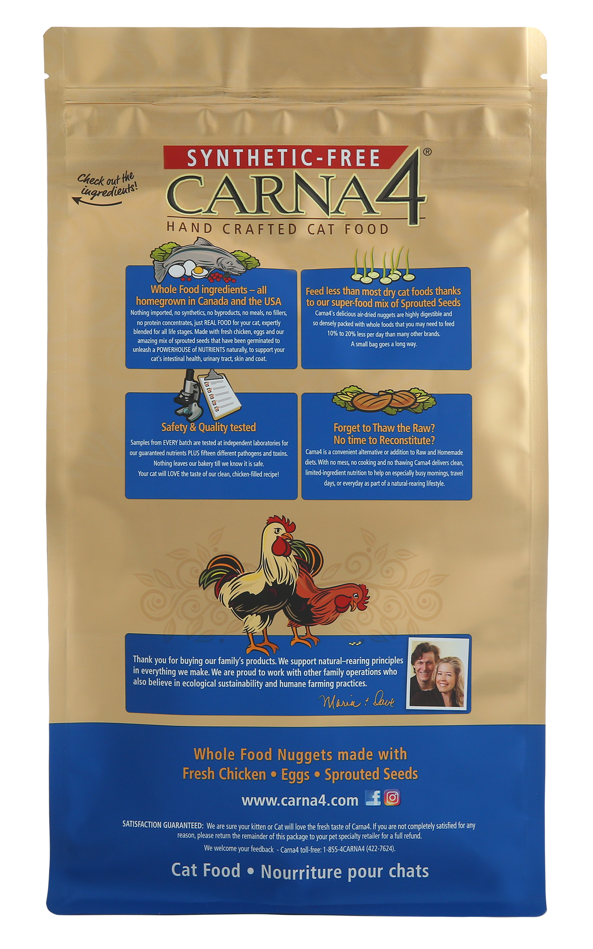 Carna4 All Life Stages Chicken Formula Dry Cat Food