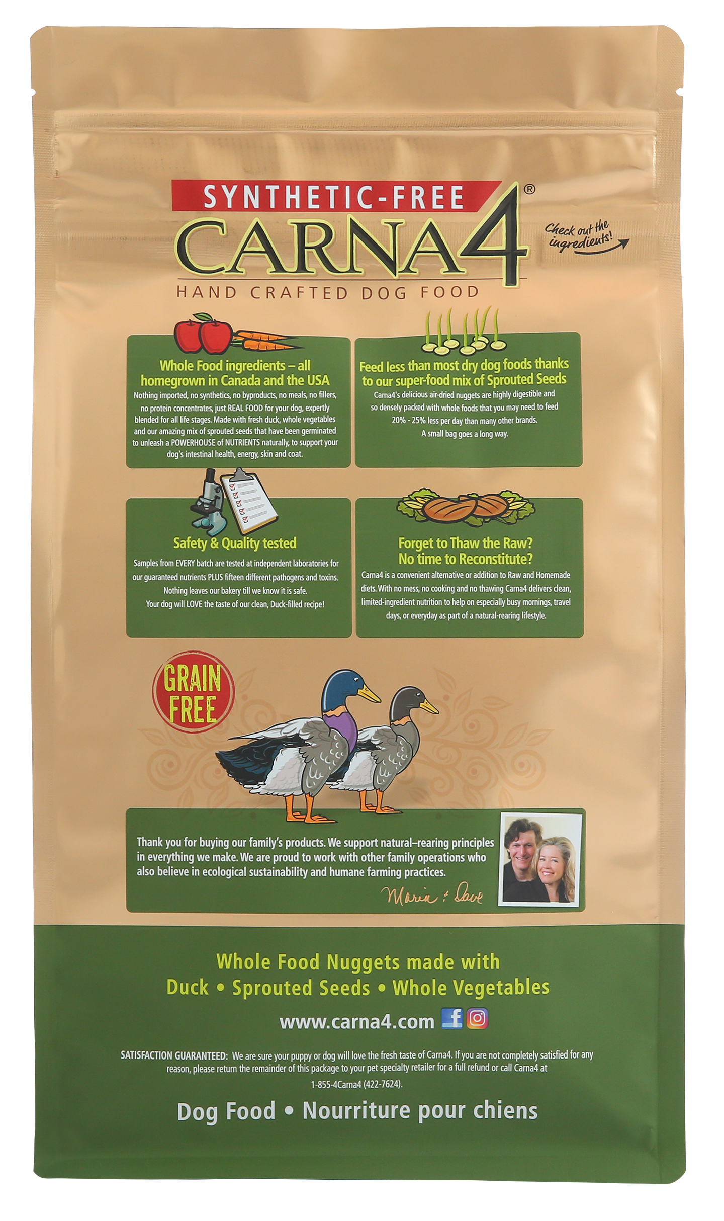 Carna4 All Life Stages Duck Formula Dry Dog Food