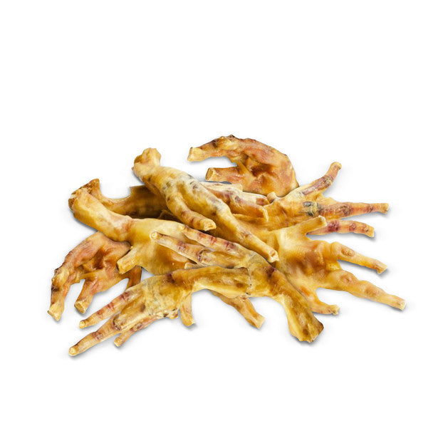 Premium Dry Roasted Chicken Feet Dog Treats, 50ct