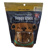 WaggMore Doggy Crack Honey Chicken Jerky Dog Treats, 8oz