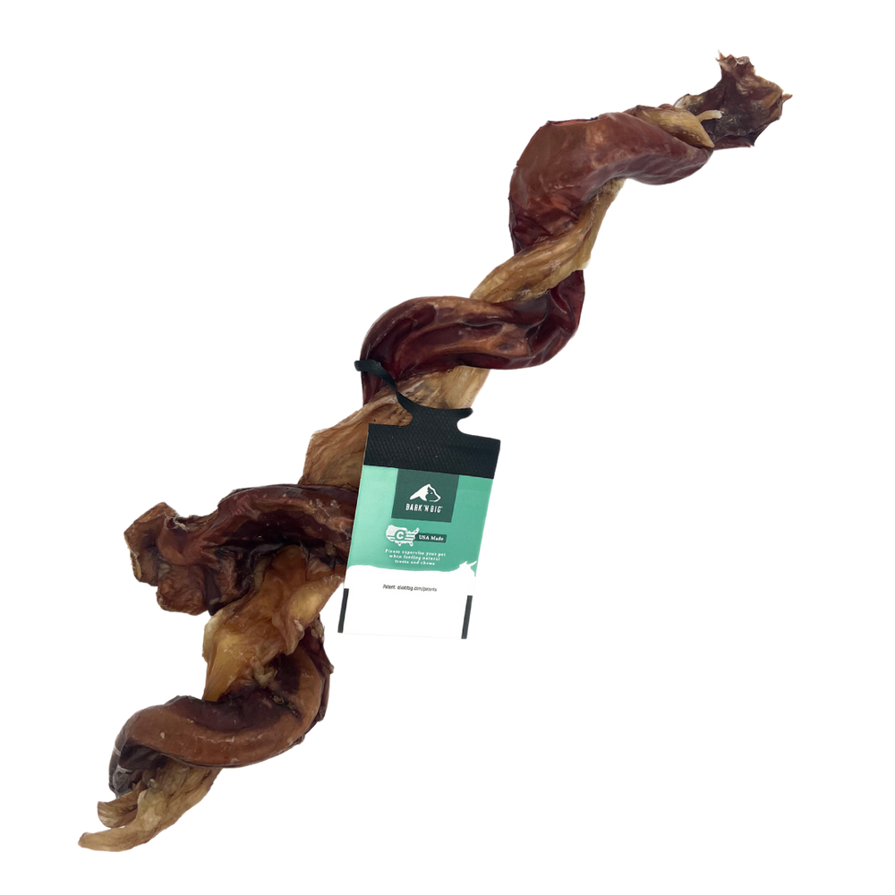 BarkNBig USA The CowBoy Twist Dog Treat, 9-10"