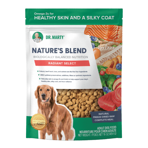 Dr Marty's Nature's Blend Radiant Select Recipe Freeze Dried Dog Food