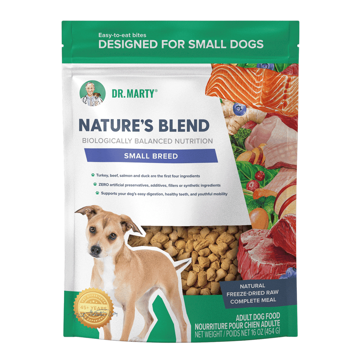 Dr Marty's Nature's Blend Small Breed Recipe Freeze Dried Dog Food