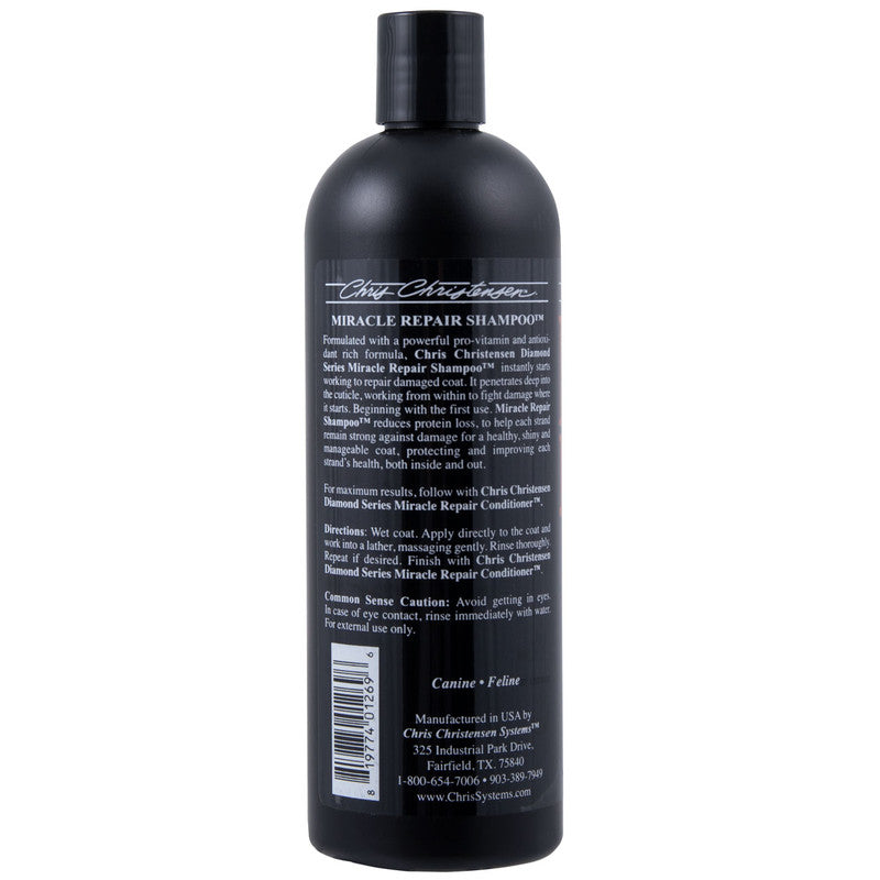 Chris Christensen Diamond Series Miracle Repair Shampoo for Dogs and Cats, 16oz