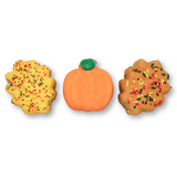 K9 Granola Factory Donut Deli Fall Seasonal Dog Treats, 2 Leaves & 1 Pumpkin