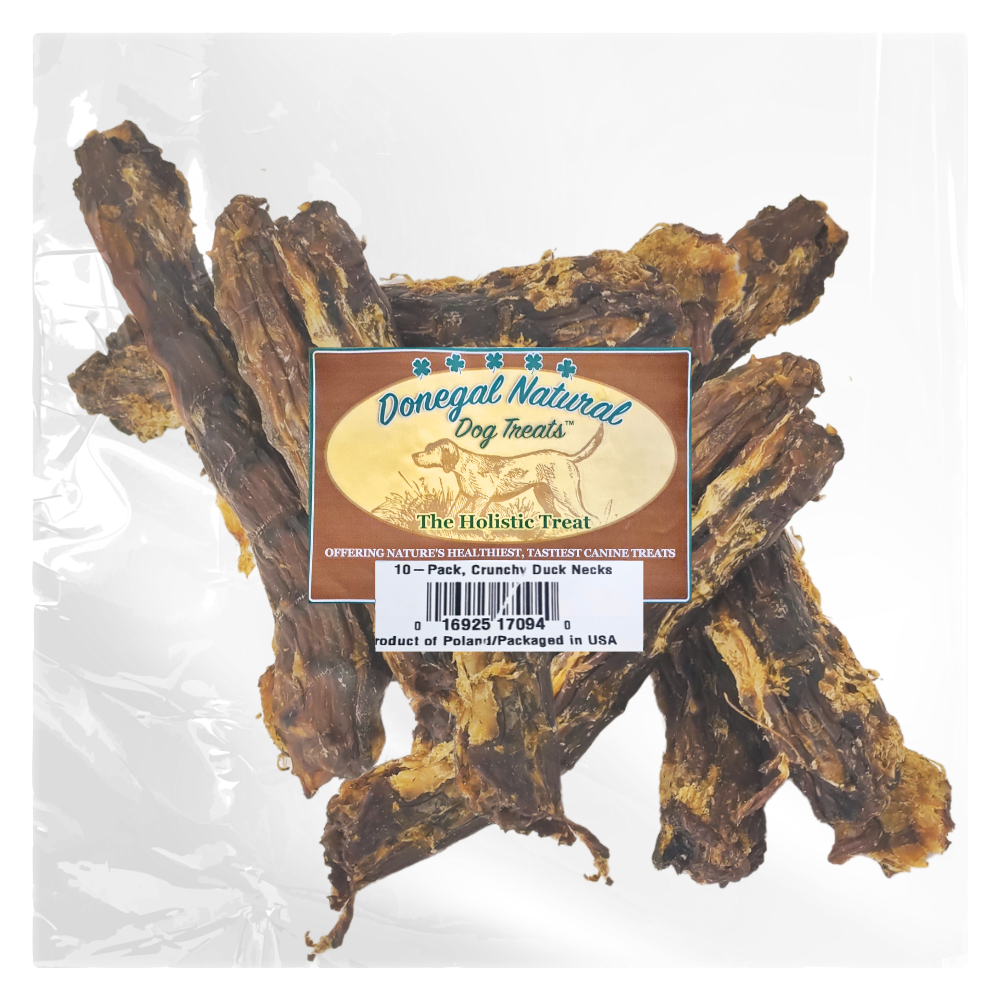 Donegal Natural Pet Treats Crunchy Duck Necks Dog Treats, 10ct