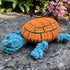 HuggleHounds Huggle-Fusion Rubber & Plush Squeaky Dog Toy, Dude Turtle