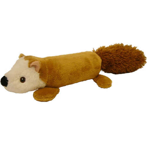 Petlou Ez Squirrel Plush Dog Toy, 11"