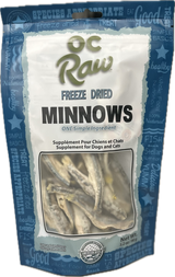 OC Raw Minnows Freeze Dried Dog Treats, 3.2oz