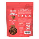 Cloud Star Wag More Bark Less Soft & Chewy Meat Cravers Beef Jerky Dog Treats, 5oz