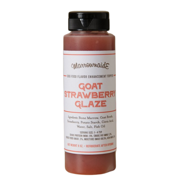 Marrownaide Beef Marrow with Goat Broth & Strawberry Food Topper For Dogs, 8oz