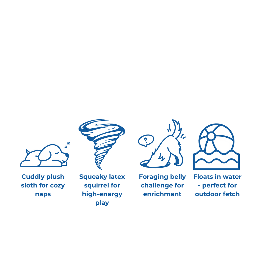 HuggleHounds HuggleSnuffles Snuggle & Zoom Durable Squeaky Interactive Dog Toy