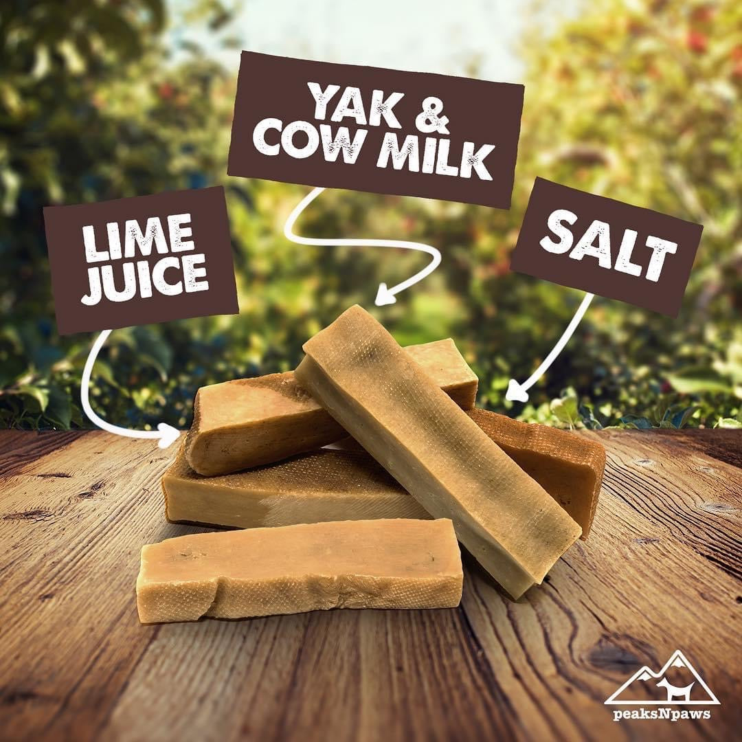 PeaksNPaws All Natural Yak Chews For Dogs