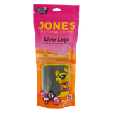 Jones Natural Beef Liver Logs Dog Treats, 10ct