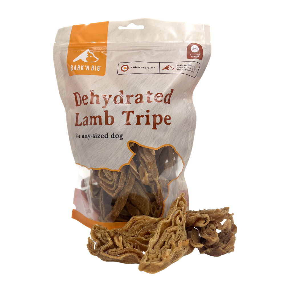 BarkNBig USA Lamb Tripe Treat For Dogs, 10oz