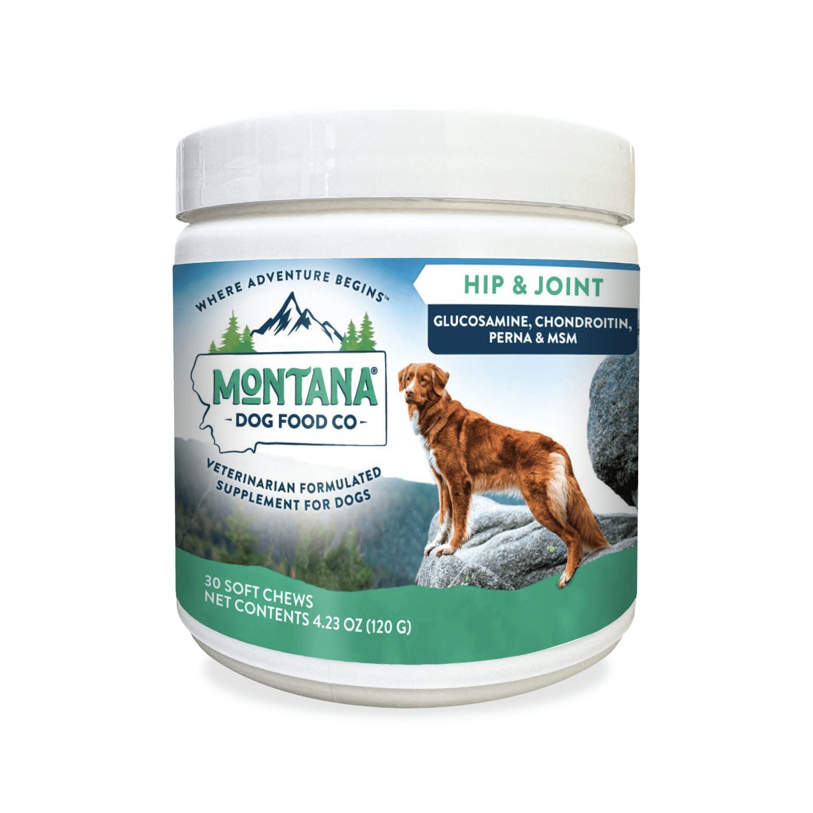 Montana Dog Food Co Hip & Joint Chewable for Dogs, 30ct