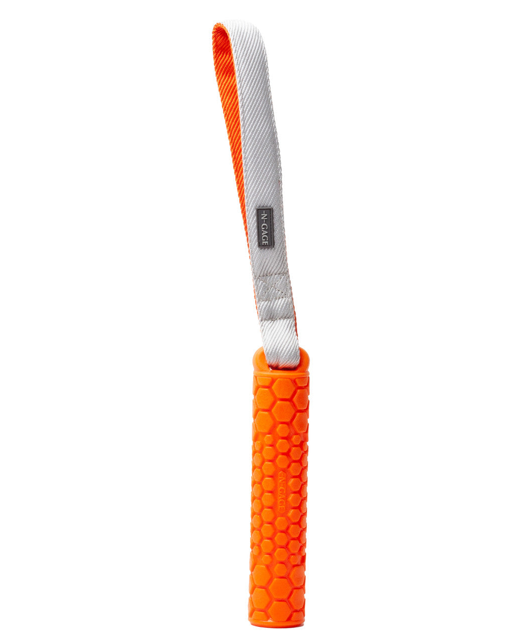 N GAGE Classic Bumper Junior Interactive Rubber Dog Toy, Orange