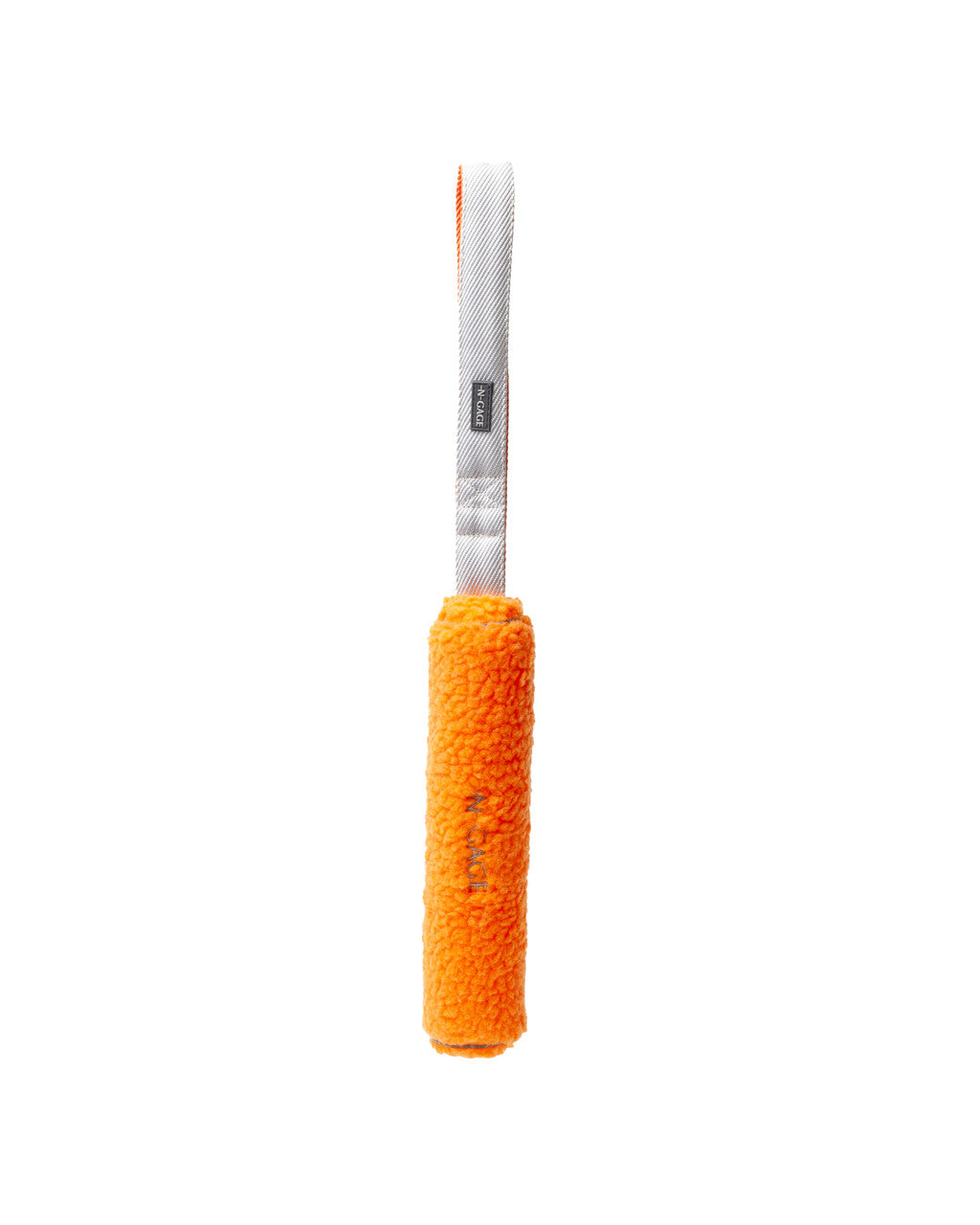 N GAGE Cozy Bumper Regular Interactive Plush Dog Toy, Orange