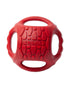 N GAGE Hydro Handler Ball Interactive Rubber Dog Toy, Red