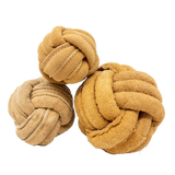 HuggleHounds HuggleHide Durable All Natural Leather Ball Dog Toy