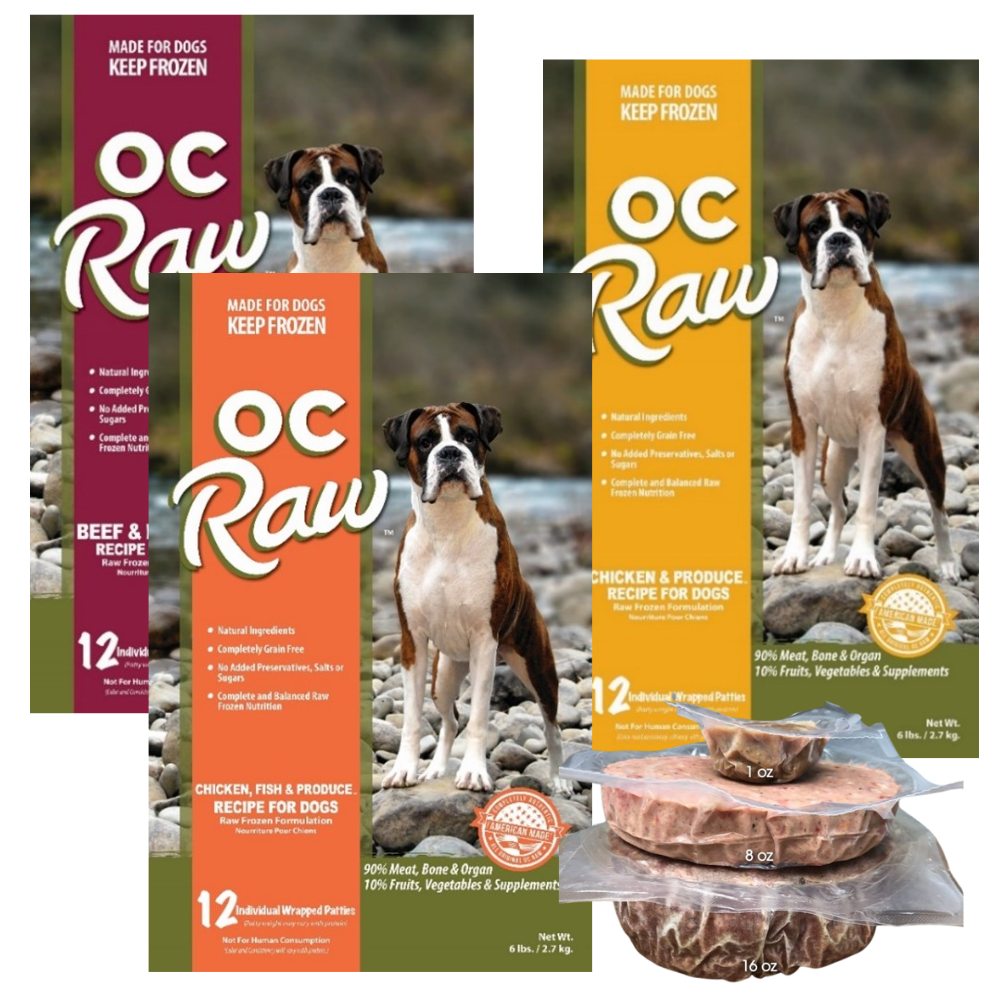 OC Raw Dog Frozen Raw Dog Food